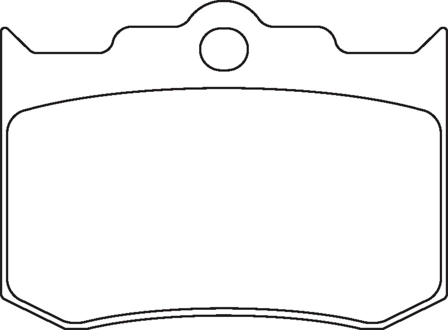 Hawk Non-Asbestos Organic; Disc Brake Pads