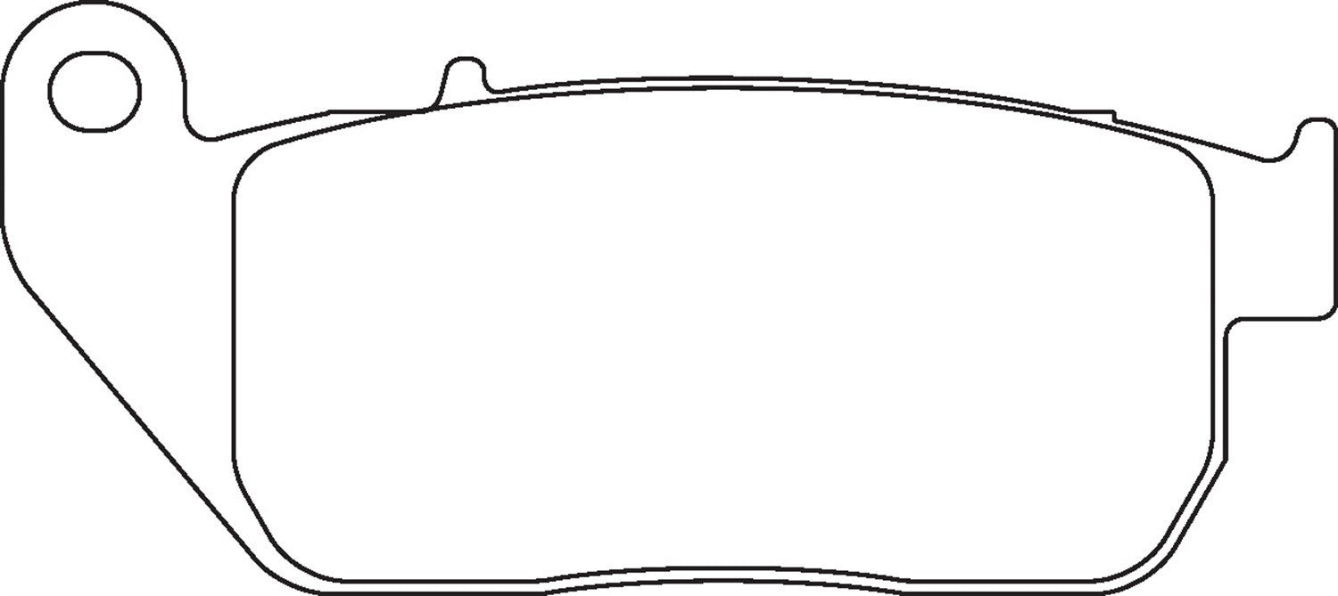 Hawk Non-Asbestos Organic; Disc Brake Pads