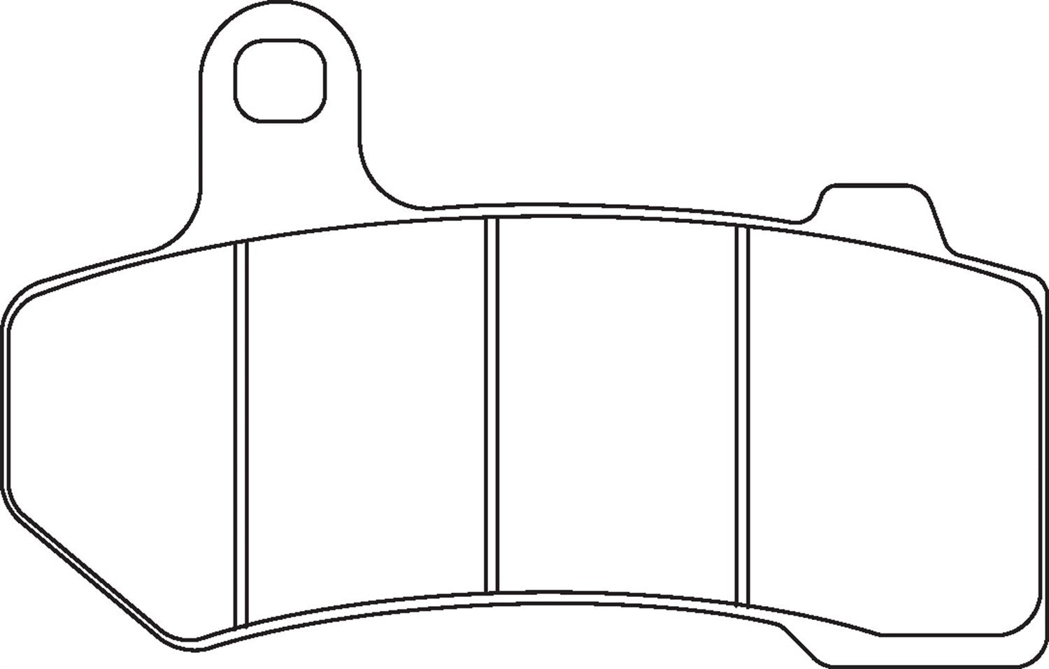 Hawk Non-Asbestos Organic; Disc Brake Pads