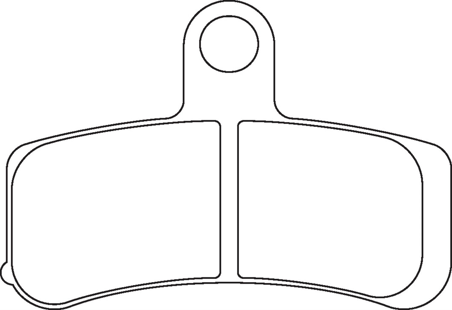 Hawk Non-Asbestos Organic; Disc Brake Pads