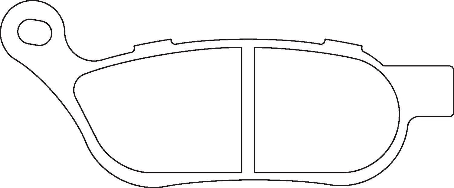 Hawk Non-Asbestos Organic; Disc Brake Pads