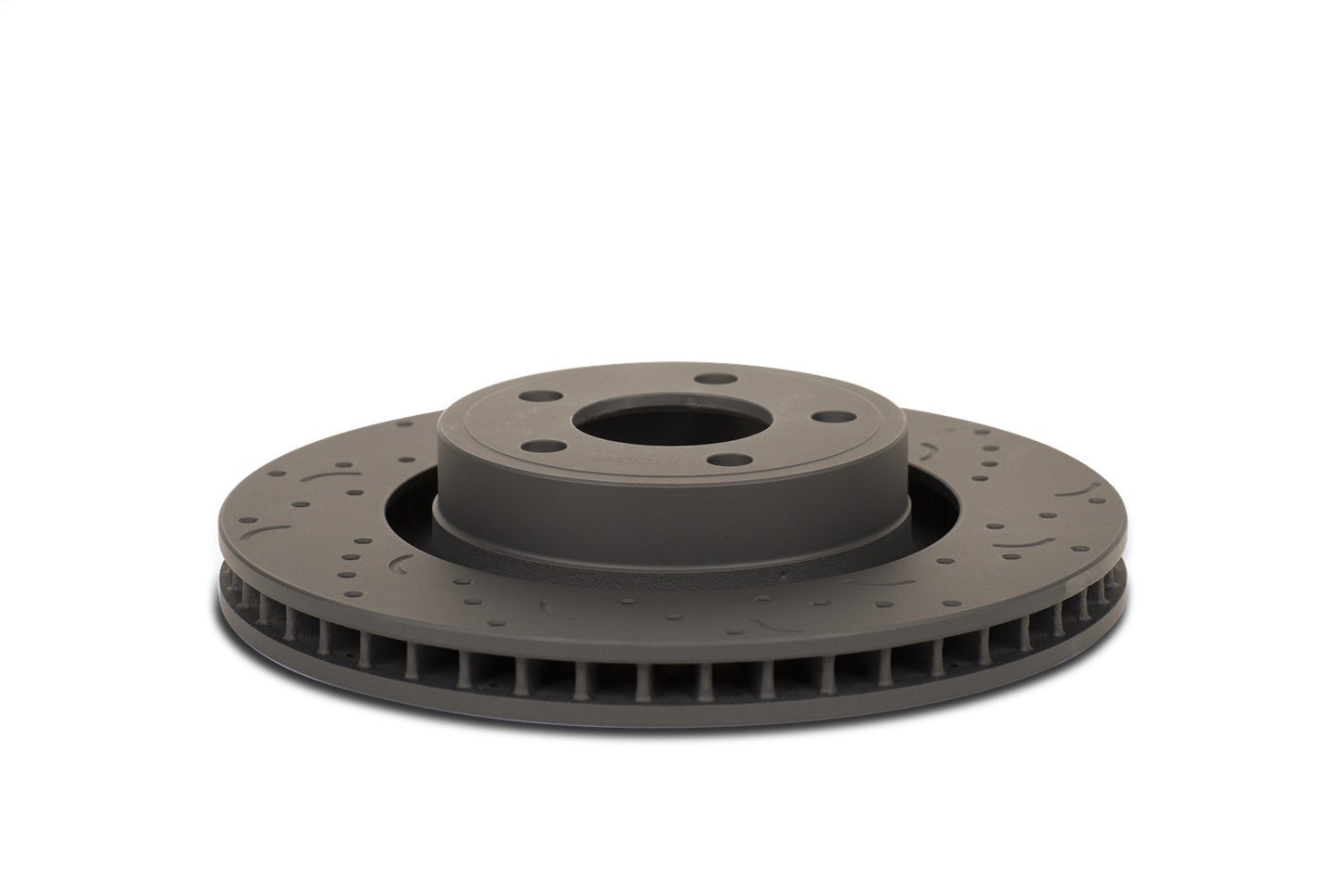 Hawk Talon Cross-Drilled And Slotted Brake Rotors,12.44 in. Dia. X 2.01 in.