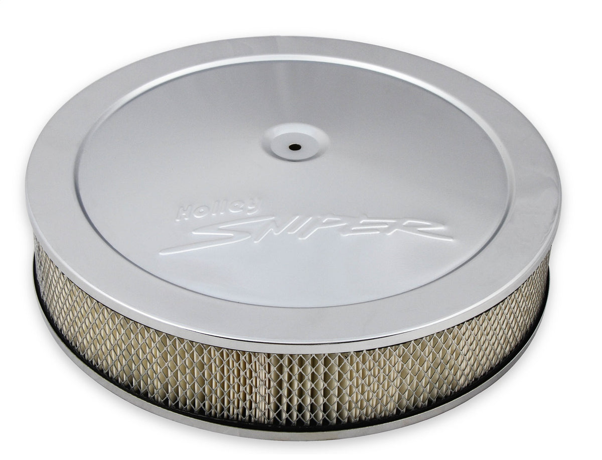 HOLLEY EFI Sniper Air Cleaner Kit 14 X 3 Chrome main image