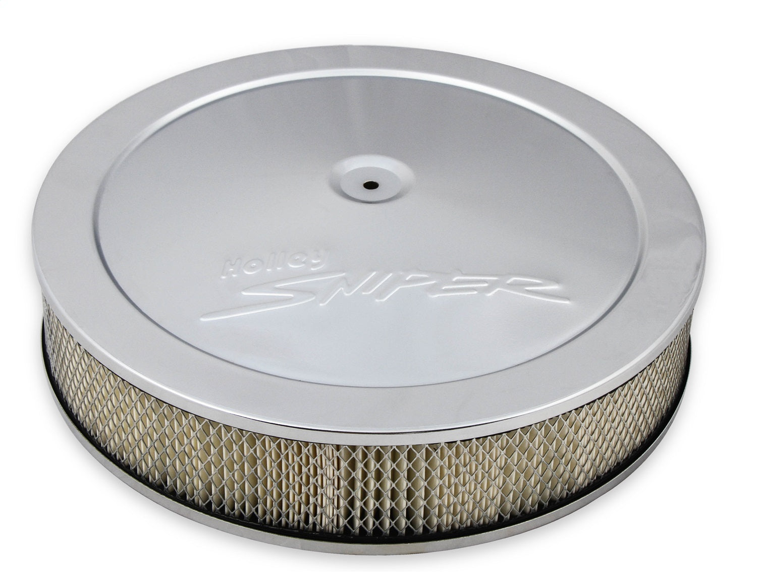 HOLLEY EFI Sniper Air Cleaner Kit 14 X 3 Chrome main image