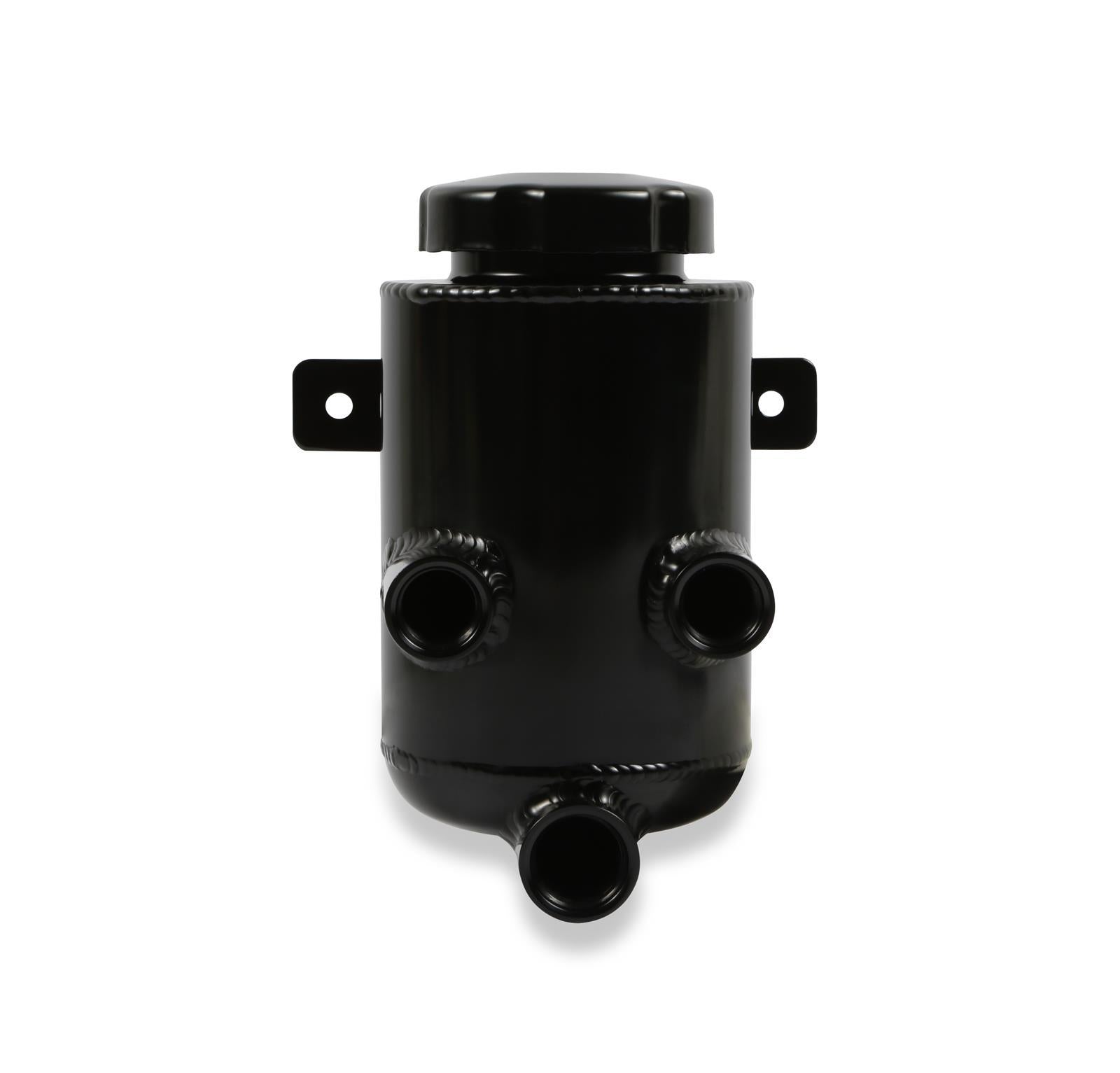 Holley Remote Alm Powersteering Reservoir w/Bracket Power Steering and Components Power Steering Reservoirs main image