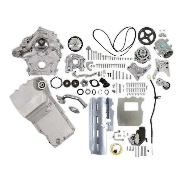 Holley Complete Acc. Drive/Oil Sys. Ford 7.3L Godzilla Belts and Pulleys Pulley Kits main image
