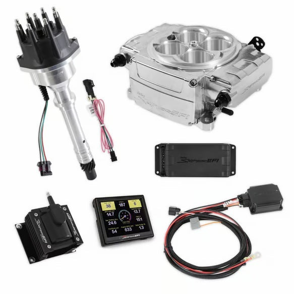 HOLLEY Sniper 2 EFI 3.5in PDM Kit w/SBC Ignition Air and Fuel Fuel Injection Systems and Components - Electronic main image
