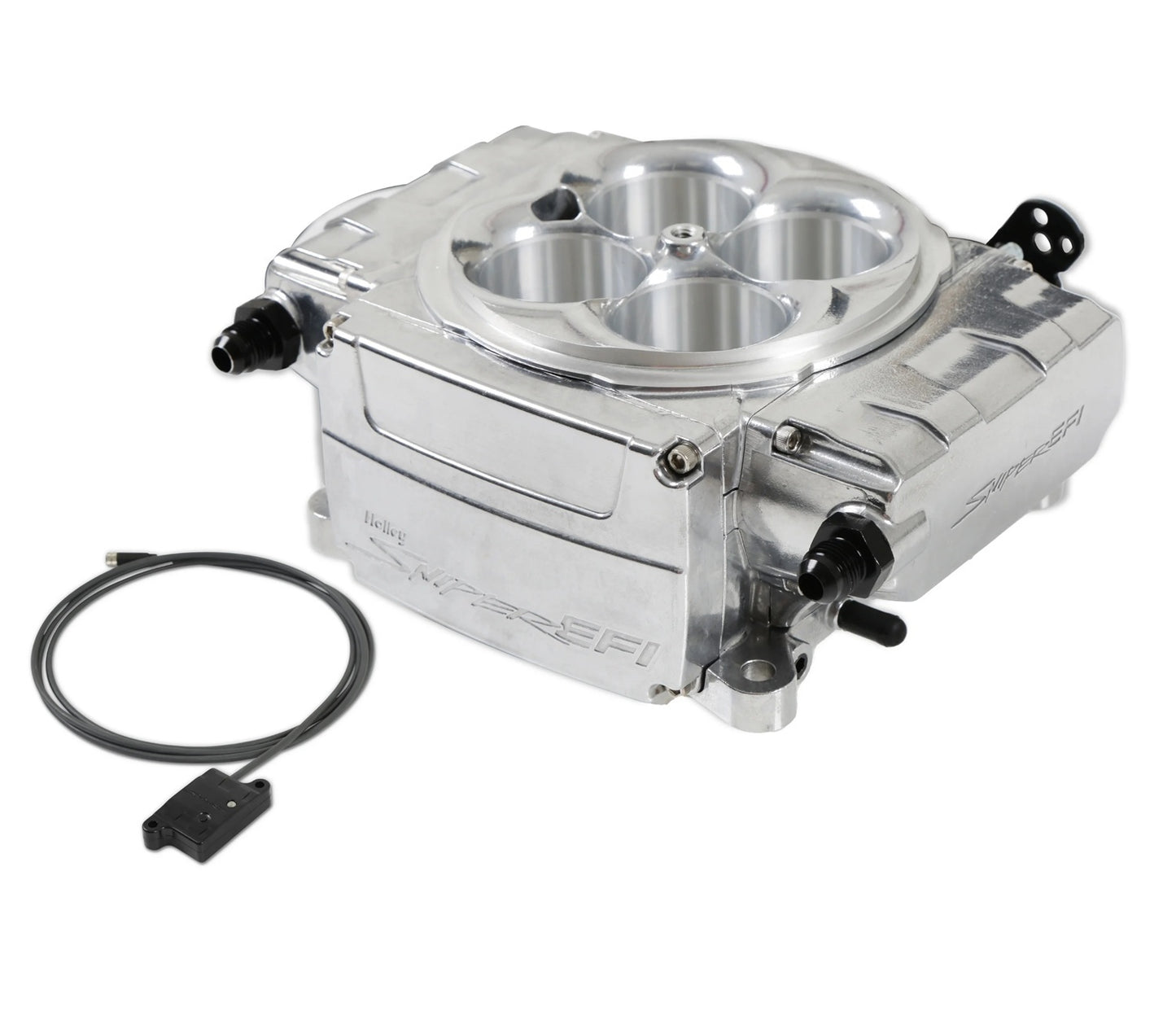 HOLLEY Sniper-2 EFI Base Kit wo/PDM - Polished Air and Fuel Fuel Injection Systems and Components - Electronic main image