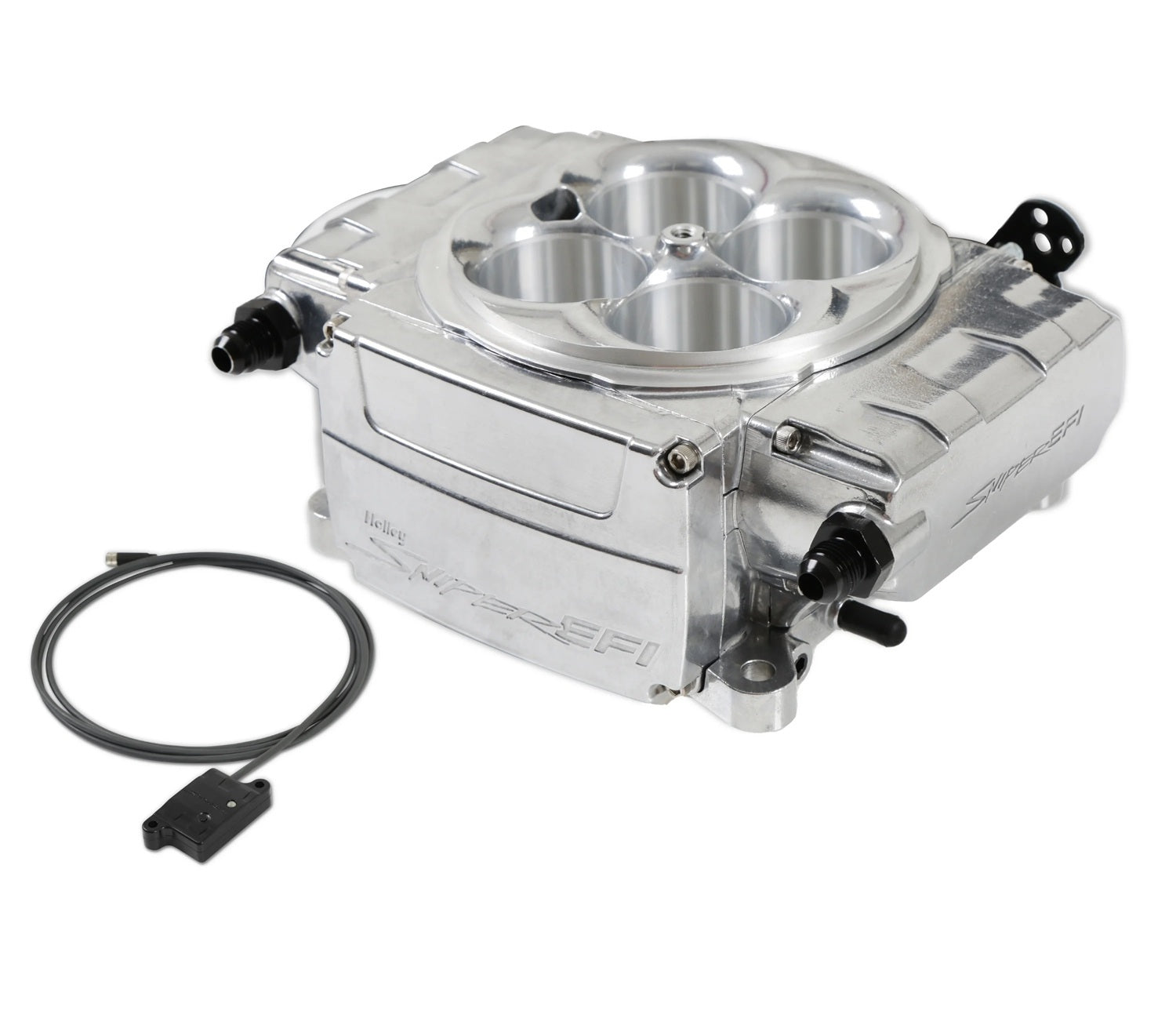 HOLLEY Sniper-2 EFI Base Kit wo/PDM - Polished Air and Fuel Fuel Injection Systems and Components - Electronic main image