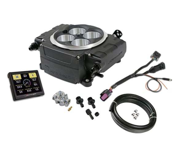 Holley Sniper-2 Upgrade Kit Black w/Regulator Fuel Injection Systems and Components - Electronic Electronic Fuel Injection Systems main image