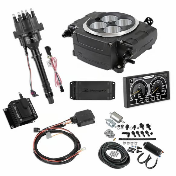 HOLLEY Sniper 2 EFI Master Kit SBC - Black Air and Fuel Fuel Injection Systems and Components - Electronic main image
