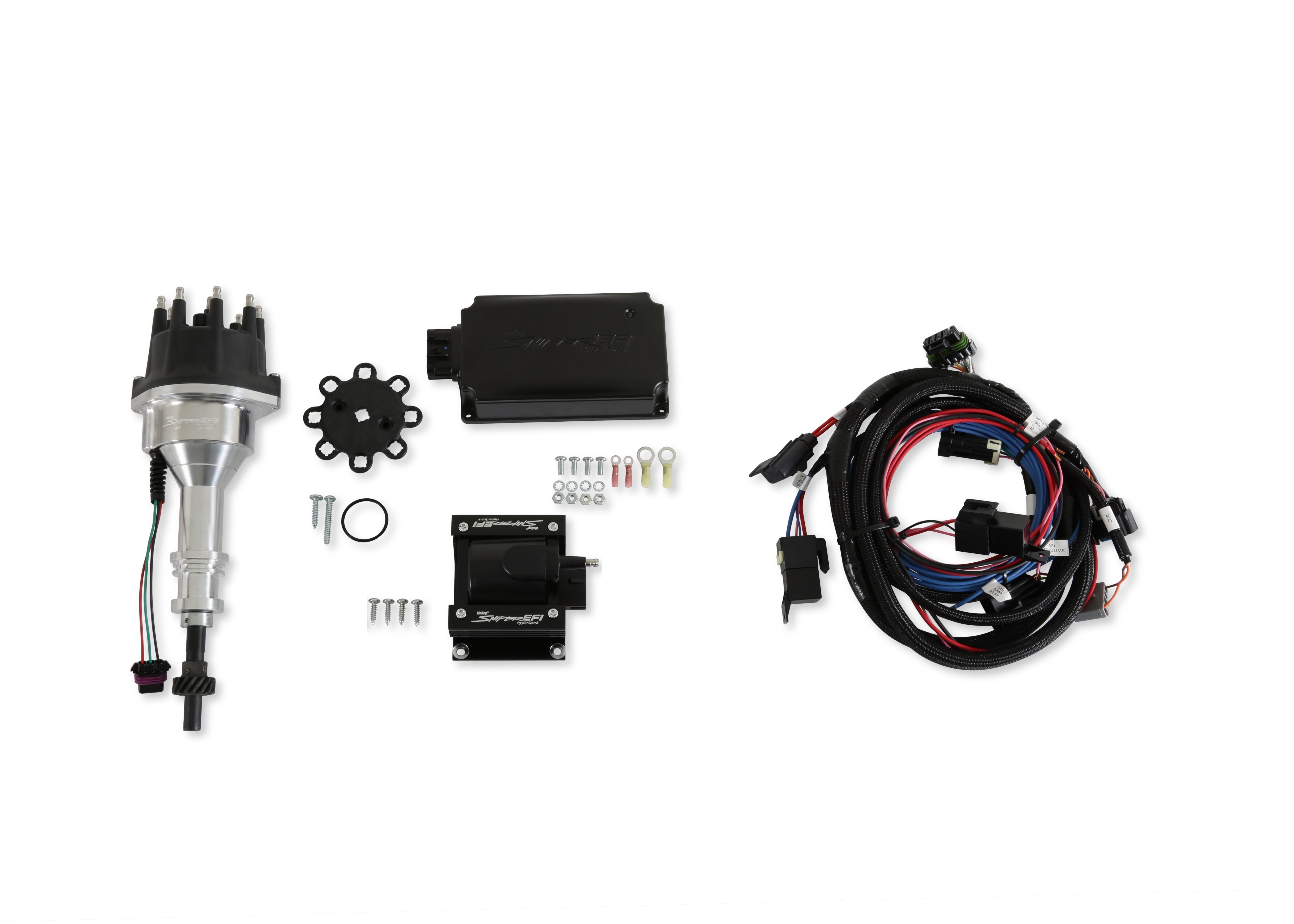 Holley Hyperspark Ignition Kit SBF 351W Distributors, Magnetos and Crank Triggers Distributors main image