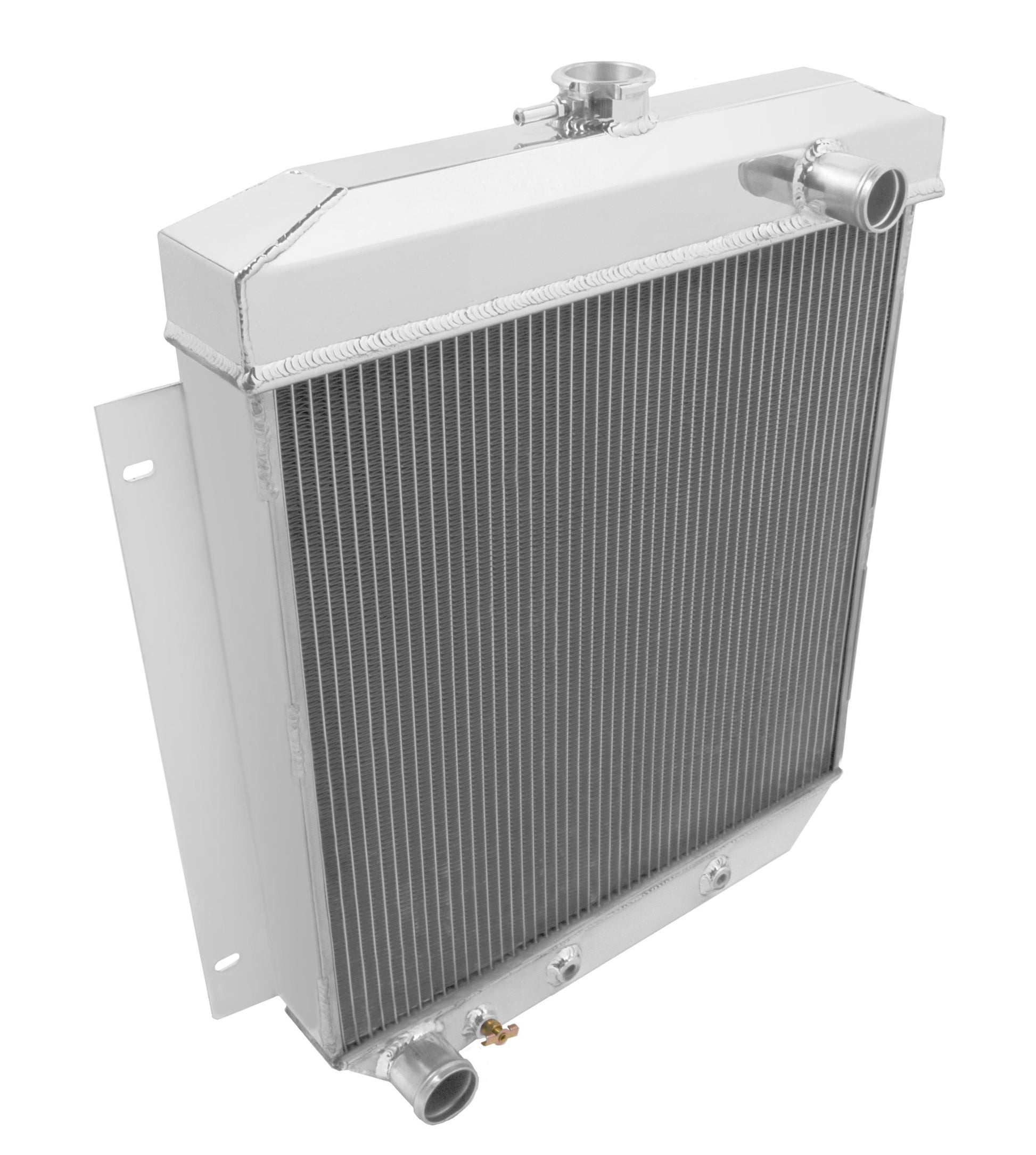 Holley 3-Row Alm. Radiator 54-56 Ford Pass. Car Radiators Radiators main image