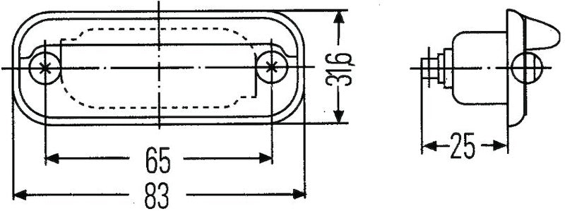 Hella Lamp K Sf 2Ka 001378041