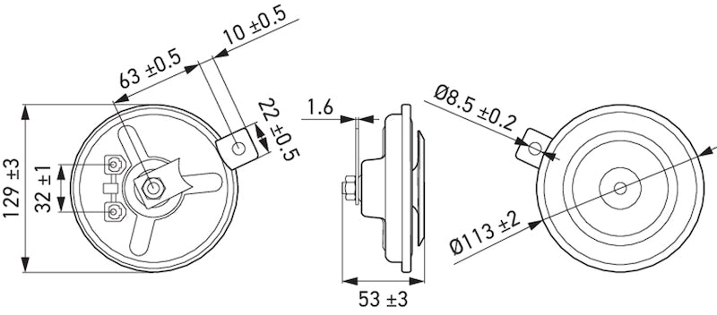Hella Horn 002768082