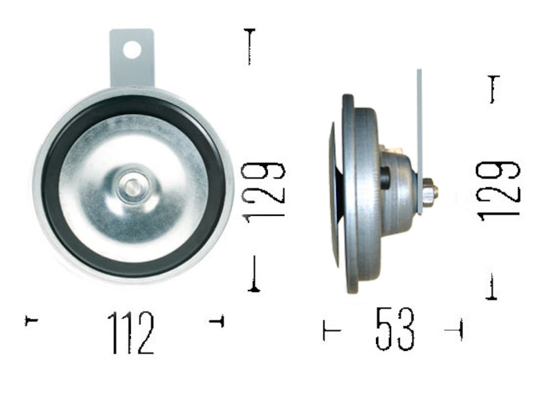 Hella Horn Disc 24V 335Hz Ltone (B36) 002768382