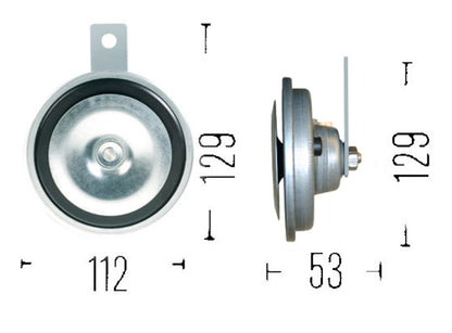 Hella Horn Disc 24V 335Hz Ltone (B36) 002768382
