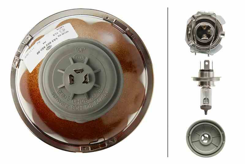 Hella  Vision Plus 5-3/4in Round Conversion Headlamp High/Low Beam
