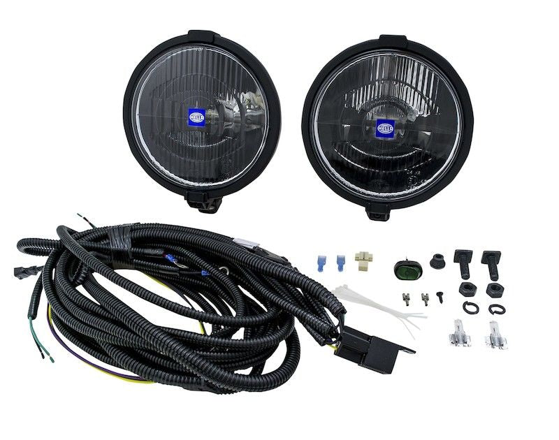 Hella Rallye 1000 Series 12V/55W Black Magic Halogen Driving Lamp Kit 004700771
