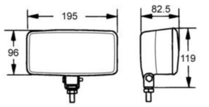 Hella 550 Series Lamp Kit H3 12V ECE/SAE 005700991
