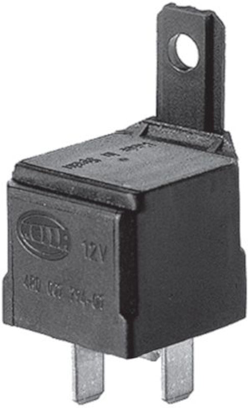 Hella Multi Purpose Relay; 50 Amp Mini; 12 Volt; 4 Blade Terminal; Clip In