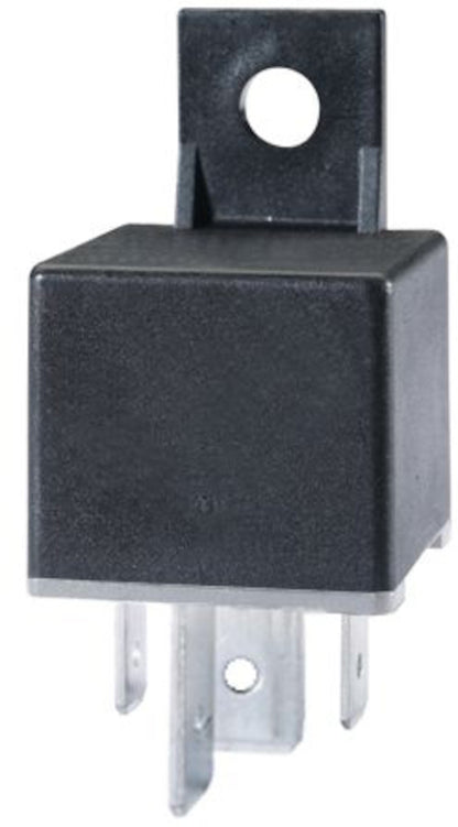 Hella Multi Purpose Relay; 50 Amp Mini; 12 Volt; 4 Blade Terminal; Clip In