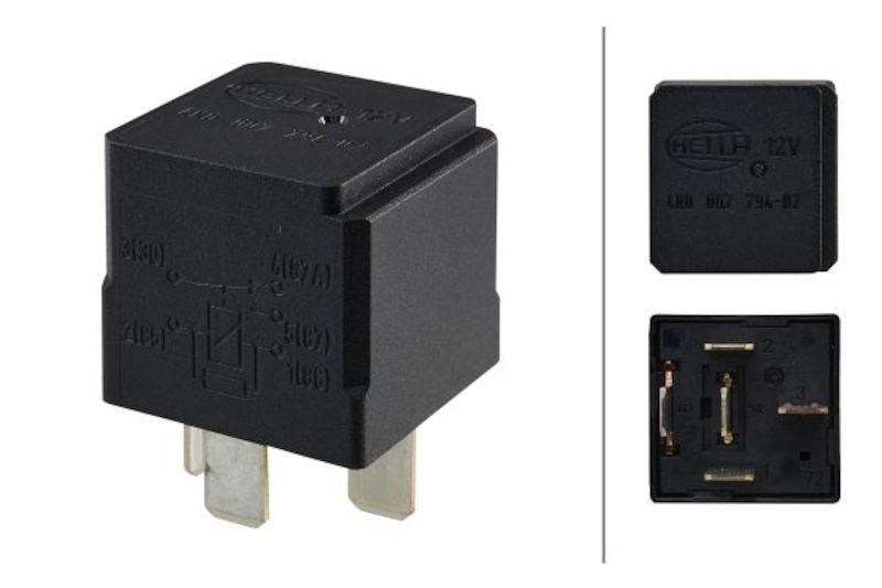 Hella Micro Plug Relay 007794021