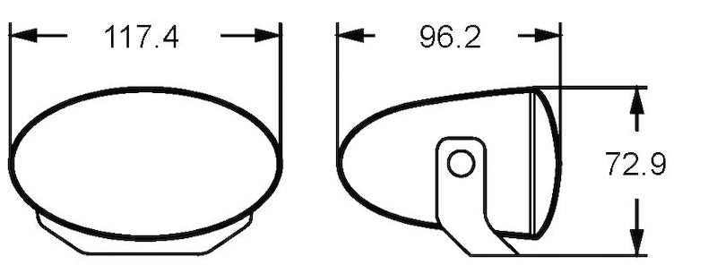 Hella Headlamp FF-ZF MG12 1FA 008283011