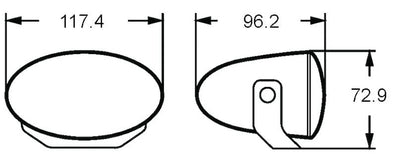 Hella Headlamp FF-ZF MG12 1FA 008283011