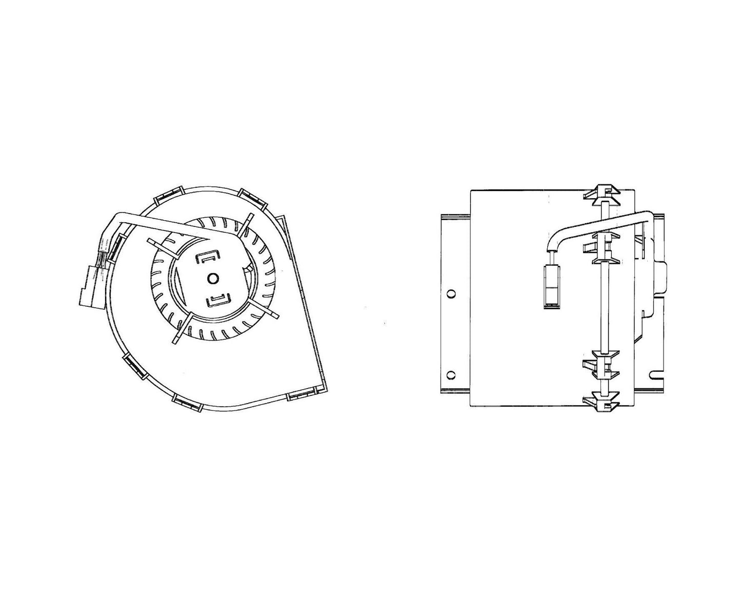 Hella HVAC Blower Motor