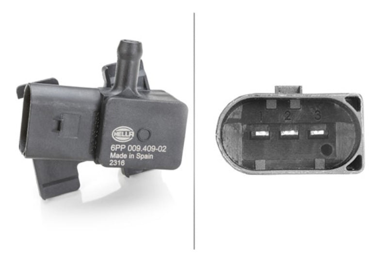Hella Exhaust Gas Differential Pressure Sensor 009409021