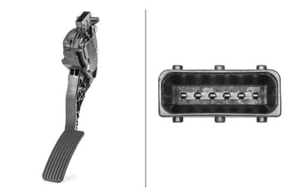 Hella Accelerator Pedal Sensor 009765721
