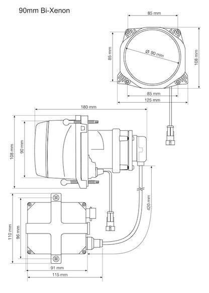 Hella Headlight Assembly