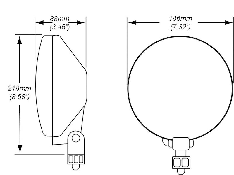 Hella Lamp 700FF DRV H3