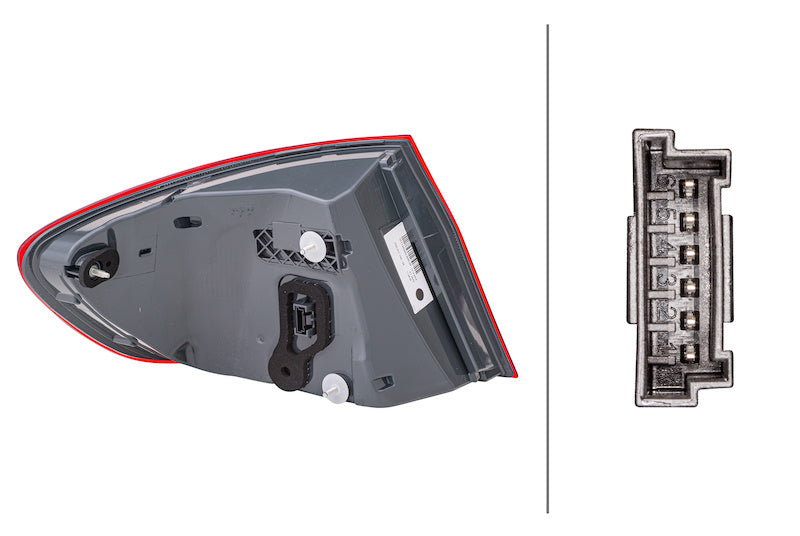 Hella Tail Light Assembly 011144341