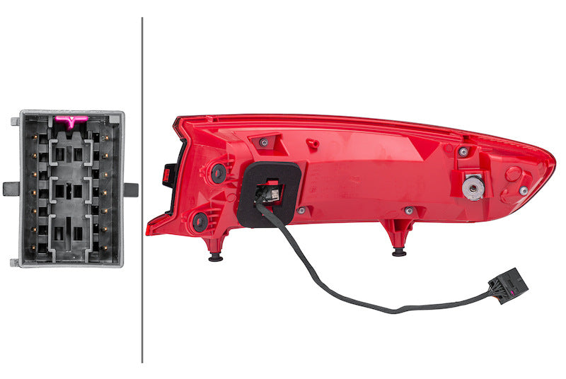 Hella Tail Light Assembly 011499131