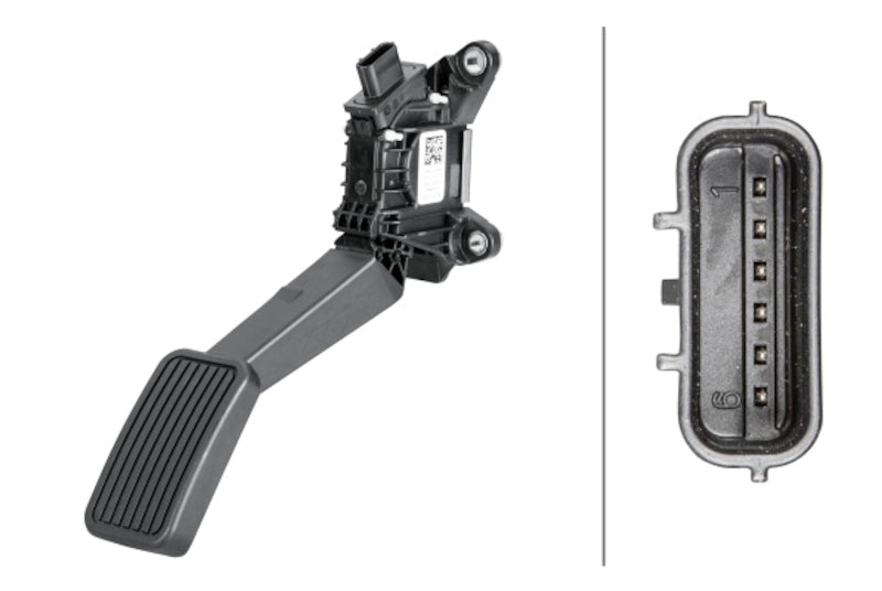 Hella Accelerator Pedal Sensor 011673881