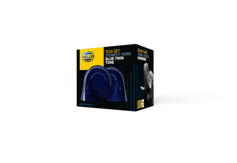 Hella Horn Kit Bx Blue Trumpet 12V Univ 012010801