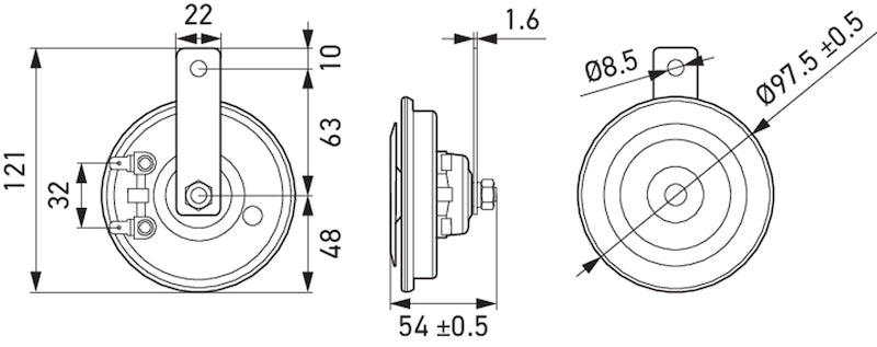Hella Horn 012588291