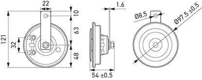 Hella Horn 012588291