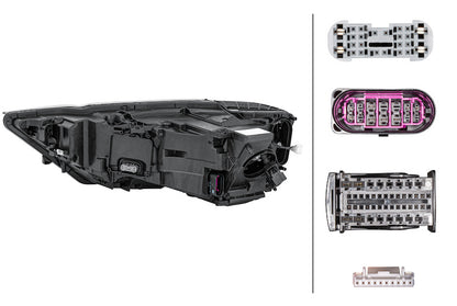 Hella Headlight Assembly 012865461