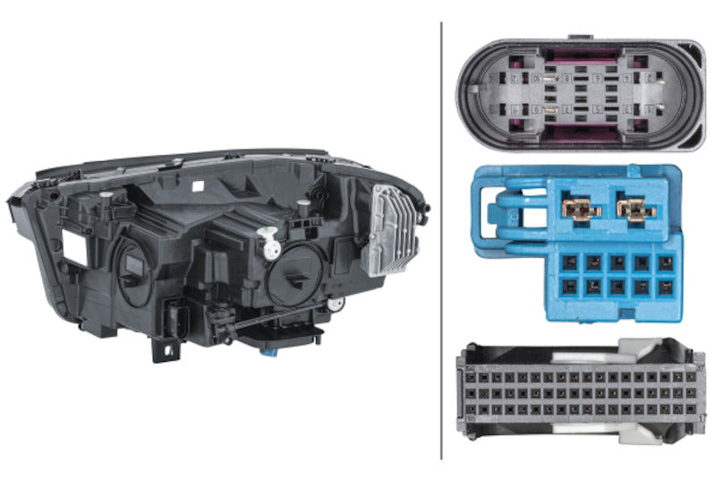 Hella Headlight Assembly 013074761
