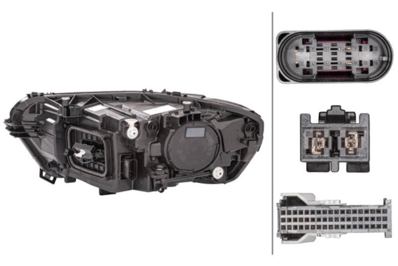 Hella Headlight Assembly 015086361