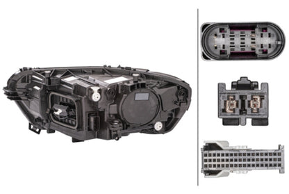 Hella Headlight Assembly 015086361