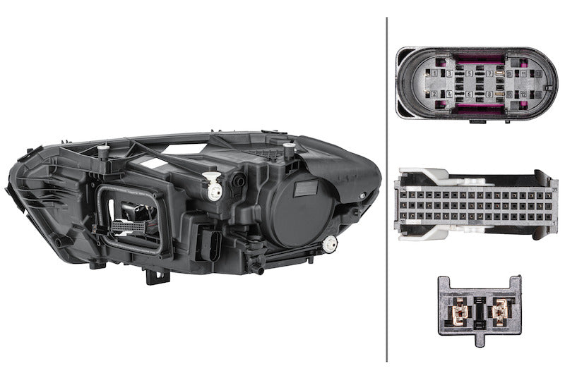 Hella Headlight Assembly 015091861