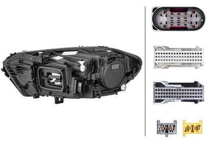 Hella Headlight Assembly 015091961