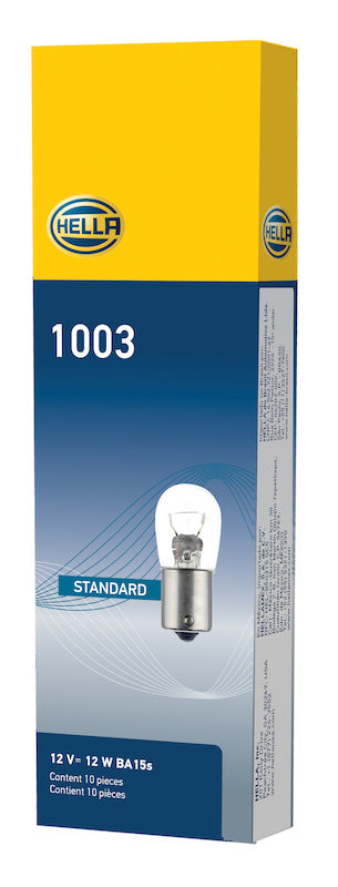 Hella Bulb 1003 12V 12W BA15s B6 1003