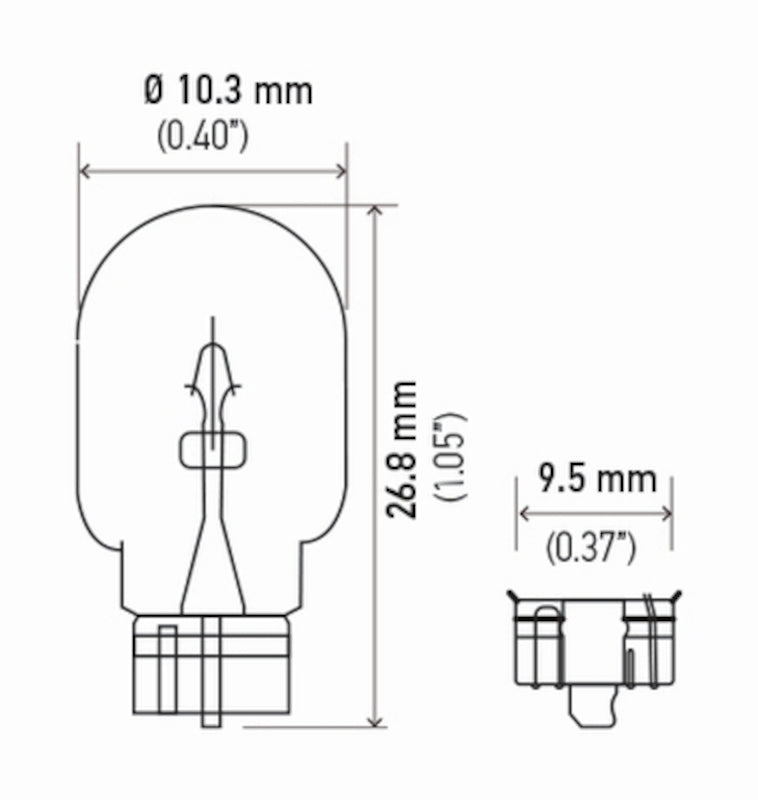 Hella Radio Display Light Bulb 158