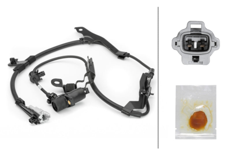 Hella ABS Wheel Speed Sensor 230040741