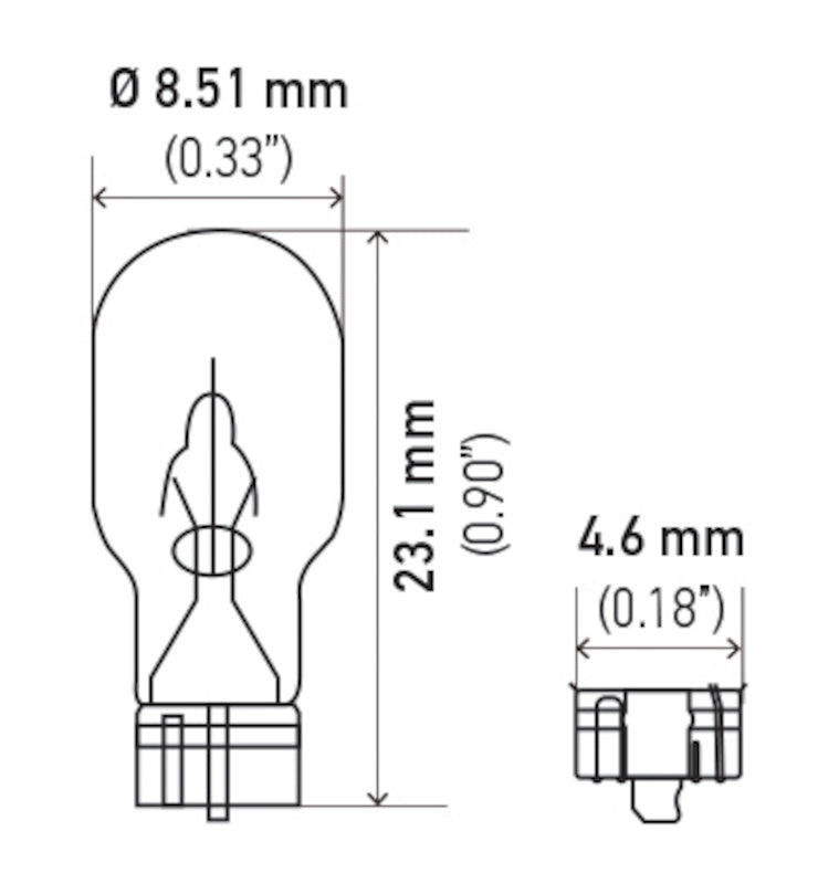 Hella Instrument Panel Light Bulb 24